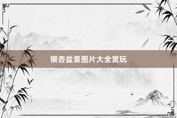 银杏盆景图片大全赏玩